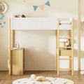Cama alta individual em tecido de peluche teddy