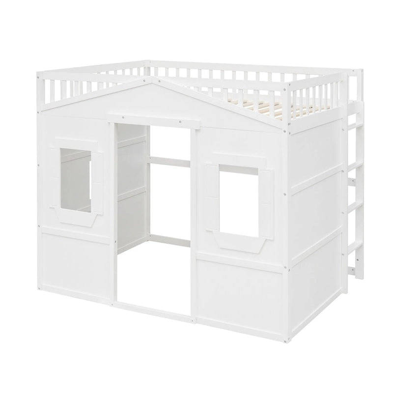Full House Loft Bed with Gaming Area
